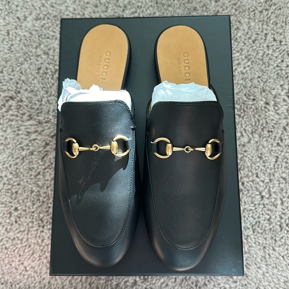 Black Loafers Backless